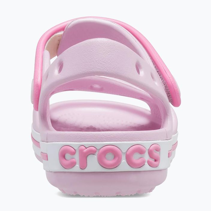 Crocs Crockband Παιδικό σανδάλι μπαλαρίνα ροζ 12