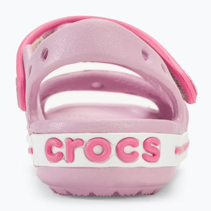 Crocs Crockband Παιδικό σανδάλι μπαλαρίνα ροζ 6