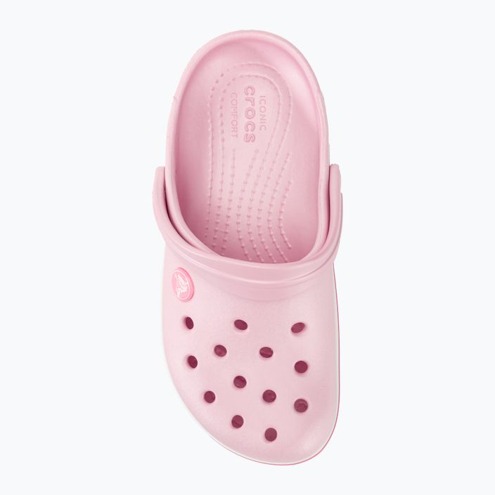 Παιδικά Crocs Crocband Clog μπαλαρίνα ροζ σαγιονάρες 7