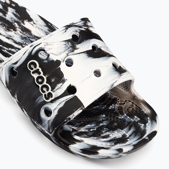 Crocs Classic Crocs Marbled Slide σαγιονάρες μαύρες 206879-103 7
