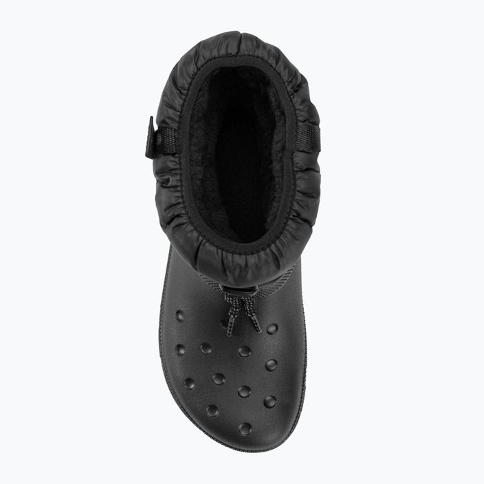 Crocs Classic Neo Puff Luxe γυναικείες μπότες χιονιού μαύρο 5