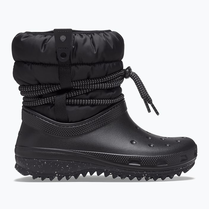 Crocs Classic Neo Puff Luxe γυναικείες μπότες χιονιού μαύρο 9