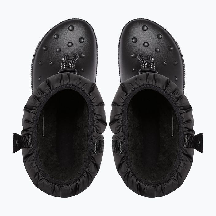 Crocs Classic Neo Puff Luxe γυναικείες μπότες χιονιού μαύρο 11
