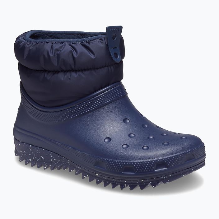 Γυναικείες μπότες χιονιού Crocs Classic Neo Puff Shorty navy 8