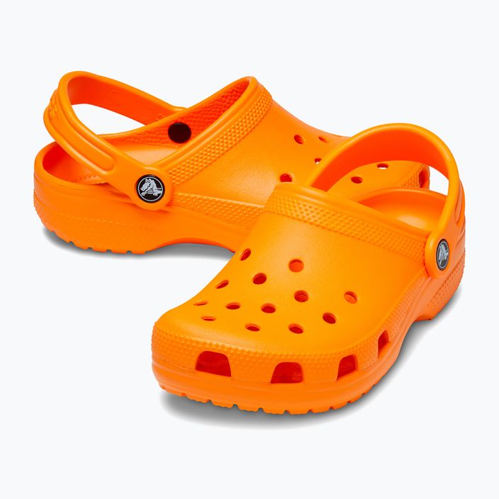 Crocs Classic Clog T πορτοκαλί zing παιδικές σαγιονάρες 11