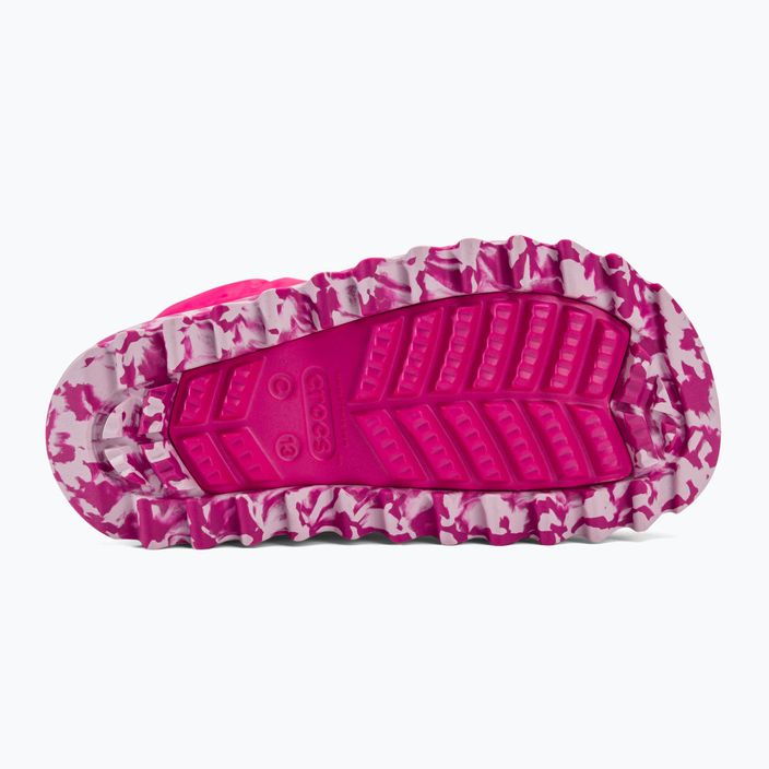 Crocs Classic Neo Puff candy pink junior μπότες χιονιού 4