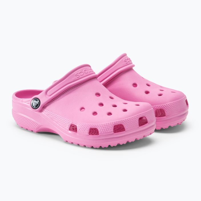 Crocs Classic Clog Παιδικές σαγιονάρες taffy ροζ 5
