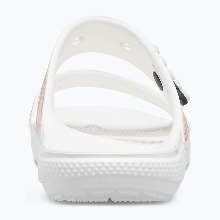 Crocs Classic Crocs Tie-Dye Graphic Sandal λευκό 207283-928 σαγιονάρες 10