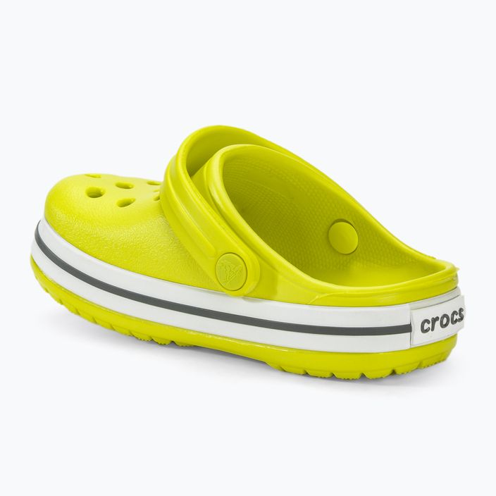 Παιδικές σαγιονάρες Crocs Crocband Clog εσπεριδοειδή/γκρι σαγιονάρες 4