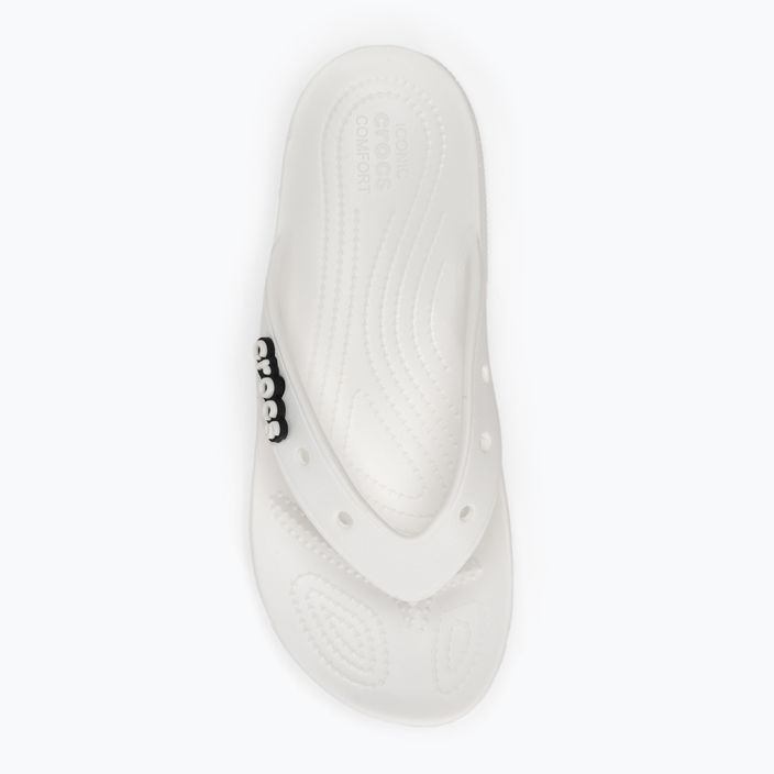 Ανδρικές σαγιονάρες Crocs Classic Flip λευκές 6