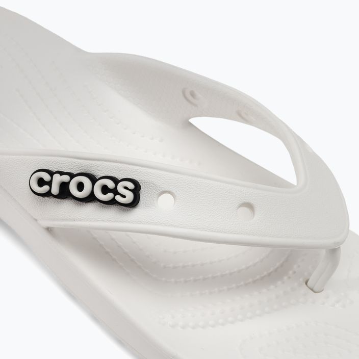 Ανδρικές σαγιονάρες Crocs Classic Flip λευκές 8