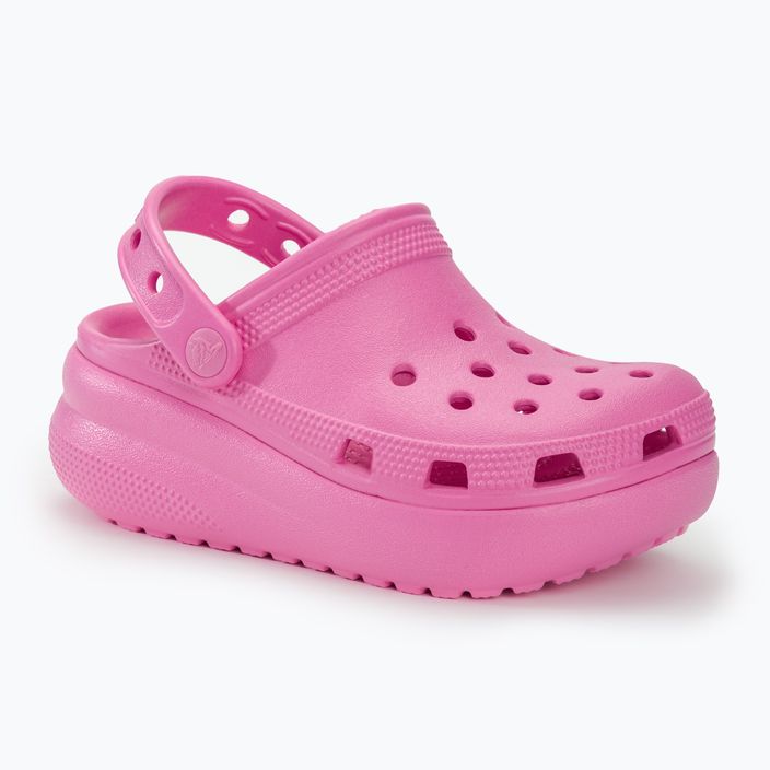 Crocs Cutie Crush παιδικές σαγιονάρες taffy pink 2