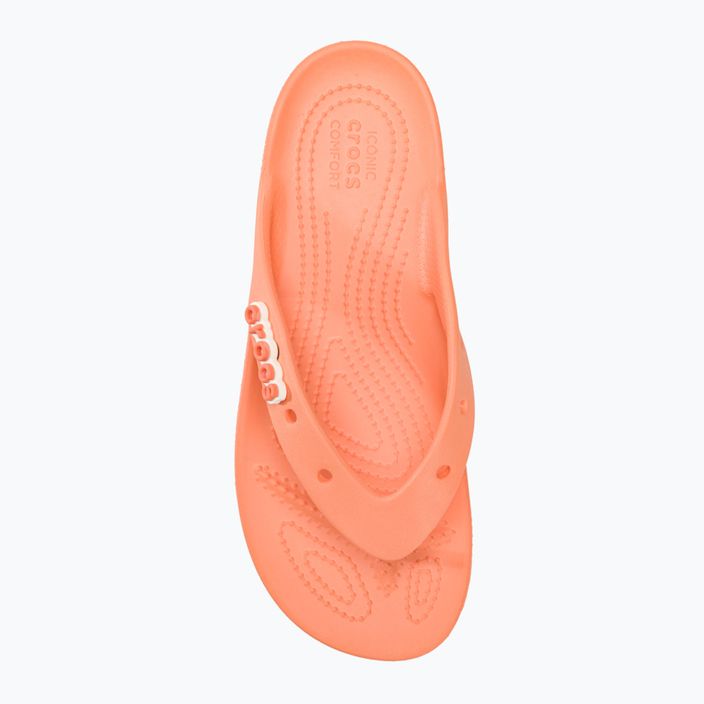 Γυναικείες σαγιονάρες Crocs Classic Platform papaya 5