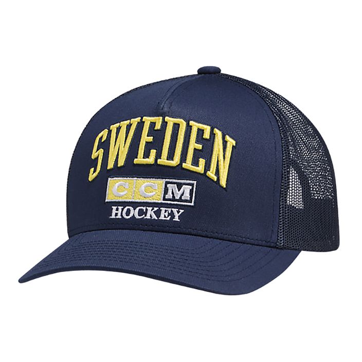 CCM Meshback Trucker Team Sweden καπέλο μπέιζμπολ 2