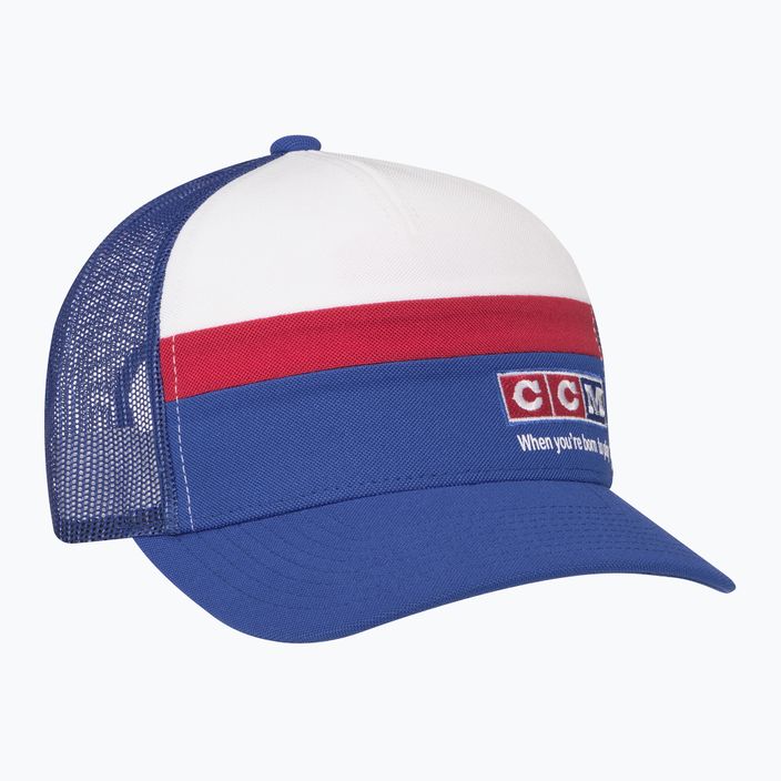 CCM Vintage Meshback Trucker μπλε/λευκό/κόκκινο καπέλο μπέιζμπολ 2