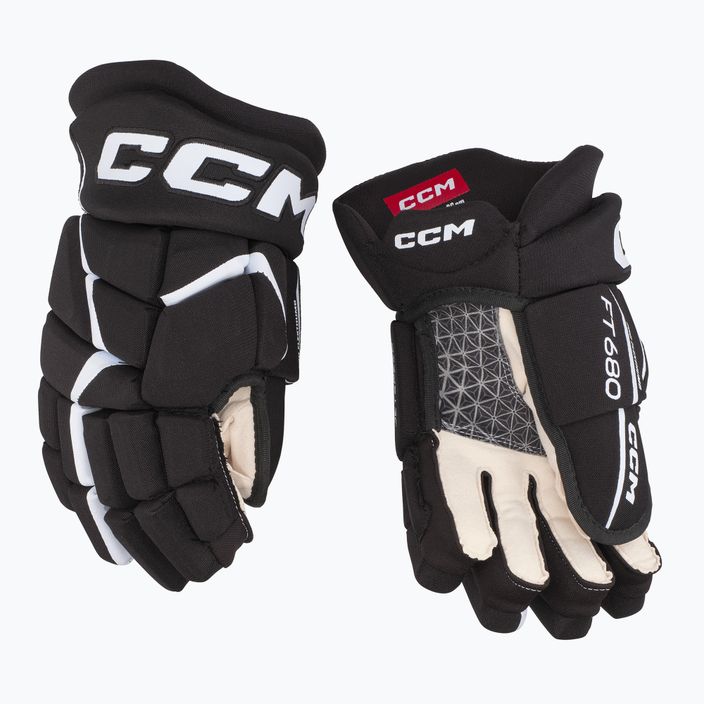 CCM JetSpeed γάντια χόκεϊ FT680 SR μαύρο/λευκό 2