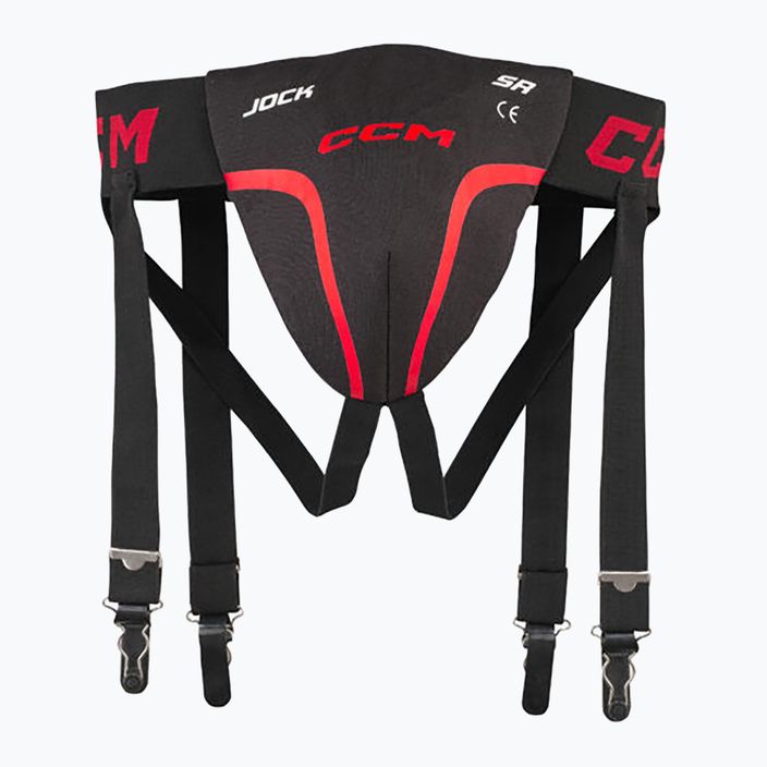 Ανδρικό σπασουάρ CCM Jock Combo SR black/red