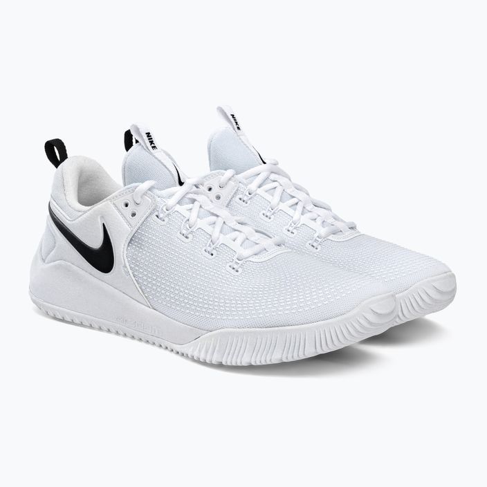 Ανδρικά παπούτσια βόλεϊ Nike Air Zoom Hyperace 2 λευκό και μαύρο AR5281-101 4