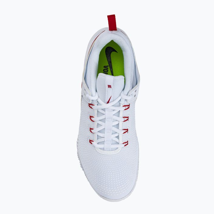 Ανδρικά παπούτσια βόλεϊ Nike Air Zoom Hyperace 2 λευκό και κόκκινο AR5281-106 6