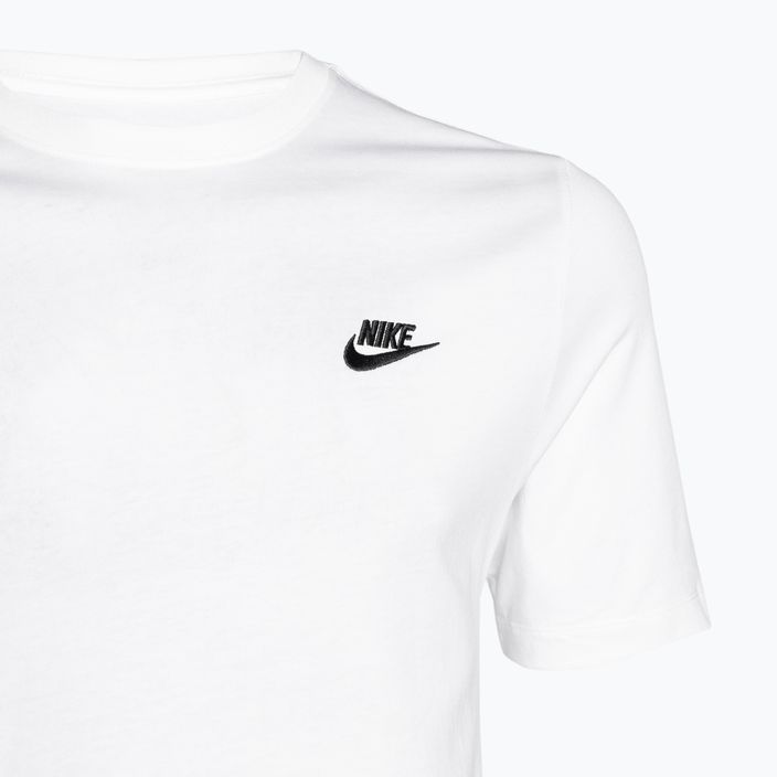 Ανδρικό μπλουζάκι Nike Sportswear Club μαύρο άσπρο/μαύρο T-shirt 3