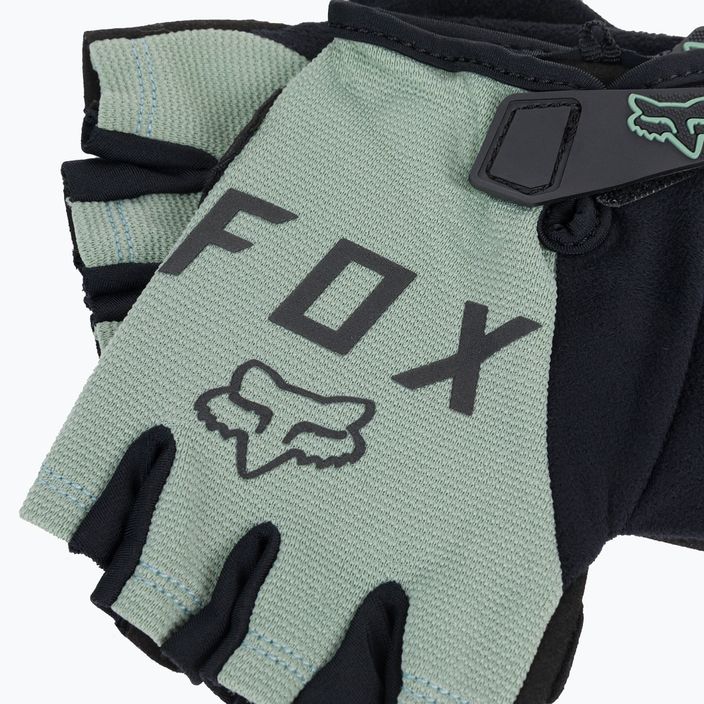 Γυναικεία γάντια ποδηλασίας Fox Racing Ranger Gel Short μαύρο-πράσινο 27386 4