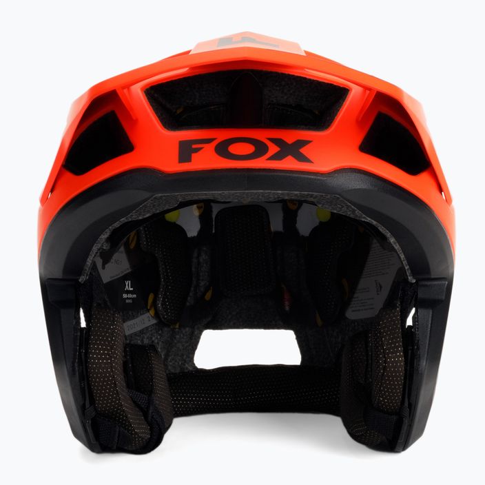 Fox Racing Dropframe Pro Dvide κράνος ποδηλάτου πορτοκαλί και μαύρο 29396 2