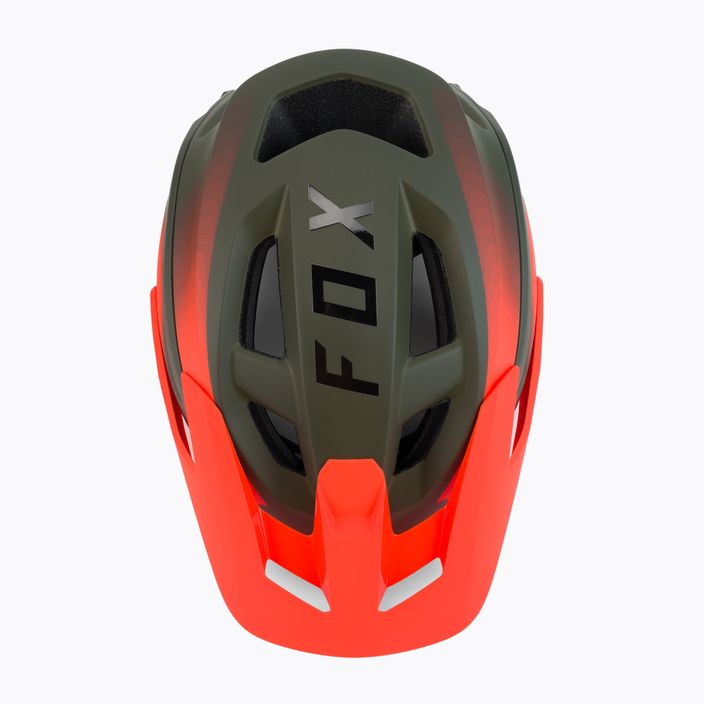 Fox Racing Speedframe Pro Fade πράσινο-πορτοκαλί κράνος ποδηλάτου 29463_099_L 6