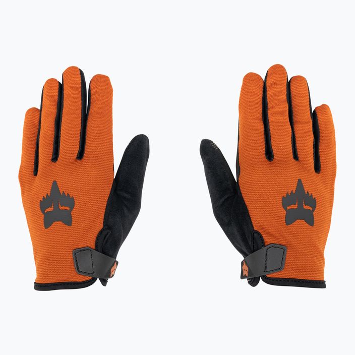 Fox Racing Ranger καμένο πορτοκαλί ανδρικά γάντια ποδηλασίας 3