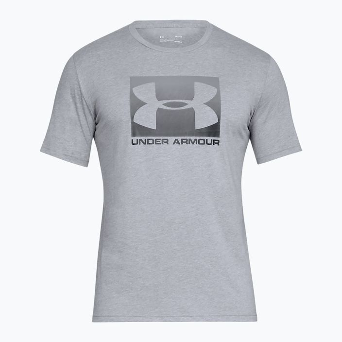Ανδρικό μπλουζάκι Under Armour Boxed Sportstyle steel light heather/graphite/black T-shirt 5