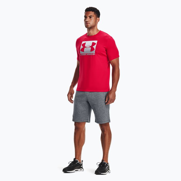 Ανδρικό μπλουζάκι Under Armour Boxed Sportstyle t-shirt κόκκινο/ατσάλι 2