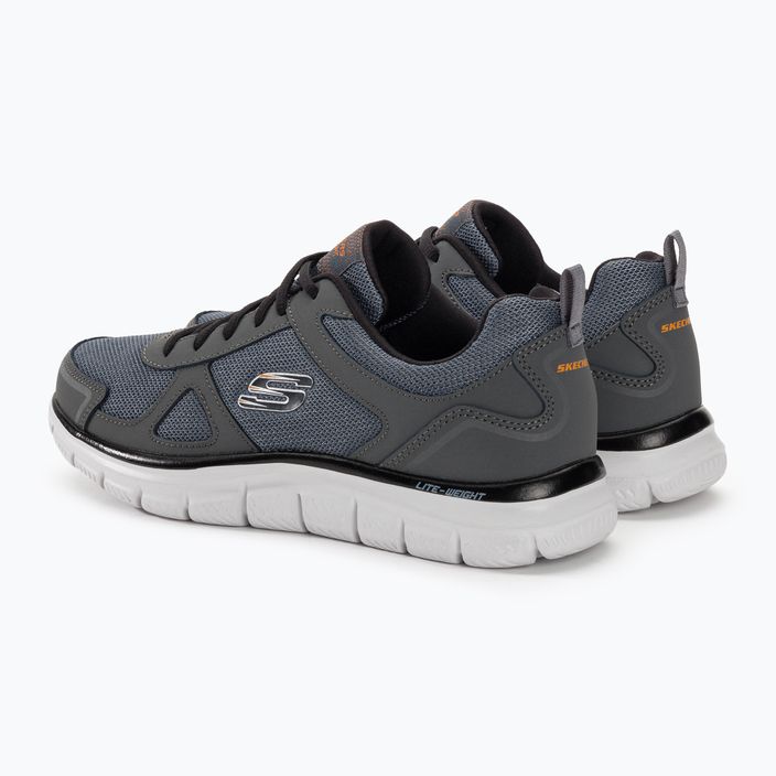 SKECHERS Track Scrolic ανδρικά παπούτσια προπόνησης ανθρακί/μαύρο 3