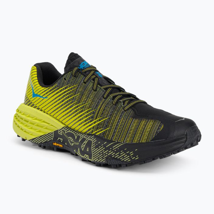 Γυναικεία παπούτσια για τρέξιμο HOKA Evo Speedgoat μαύρο/κίτρινο 1111430-CIB