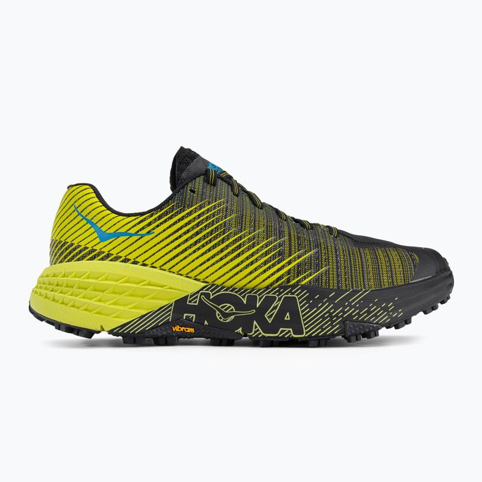 Γυναικεία παπούτσια για τρέξιμο HOKA Evo Speedgoat μαύρο/κίτρινο 1111430-CIB 2