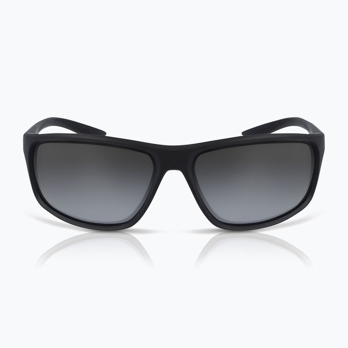 Ανδρικά γυαλιά ηλίου Nike Adrenaline ματ μαύρο/γκρι με ασημένιο καθρέφτη 2