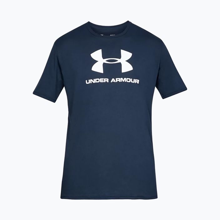 Under Armour UA Sportstyle Logo SS ανδρικό μπλουζάκι προπόνησης navy blue 1329590