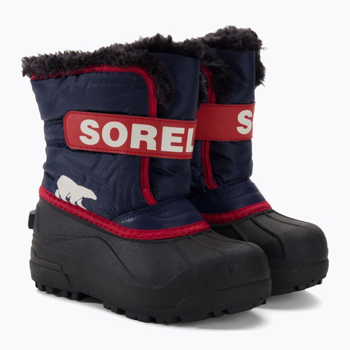 Sorel Snow Commander παιδικές μπότες πεζοπορίας nocturnal/sail red 4