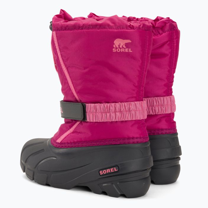 Sorel Flurry Dtv deep blush/tropic pink junior μπότες χιονιού 3