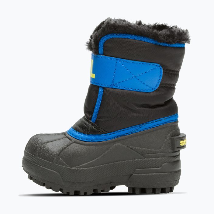 Sorel Snow Commander παιδικές μπότες χιονιού μαύρες / σούπερ μπλε 8