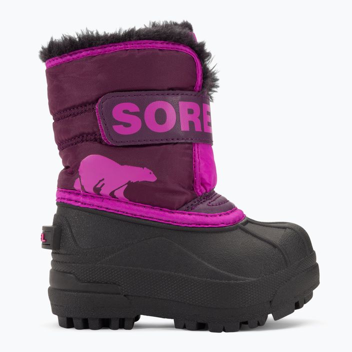 Sorel Snow Commander παιδικές μπότες χιονιού μωβ ντάλια/groovy ροζ 2