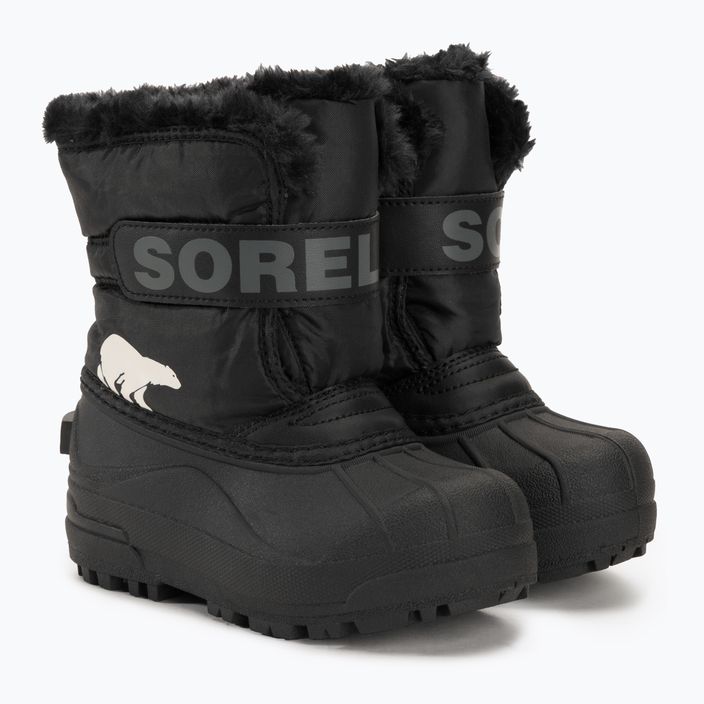 Sorel Snow Commander junior μπότες χιονιού μαύρο/κάρβουνο 4