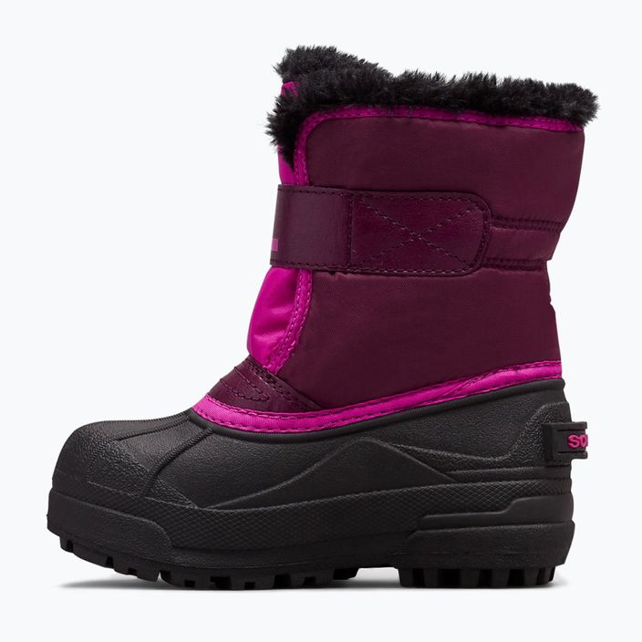 Sorel Snow Commander παιδικές μπότες πεζοπορίας μωβ ντάλια/ροζ γκρούβι 8