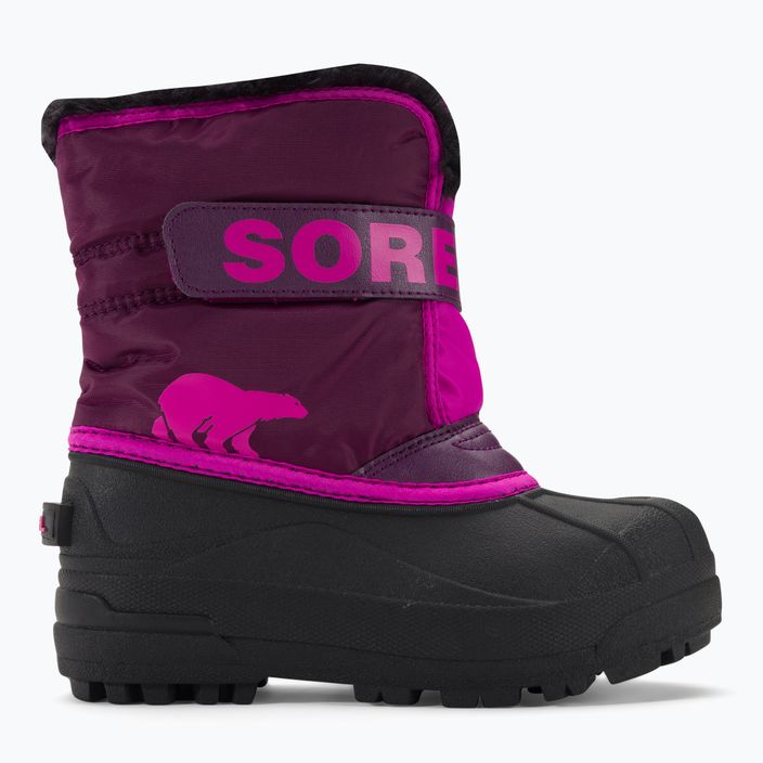 Sorel Snow Commander παιδικές μπότες πεζοπορίας μωβ ντάλια/ροζ γκρούβι 2