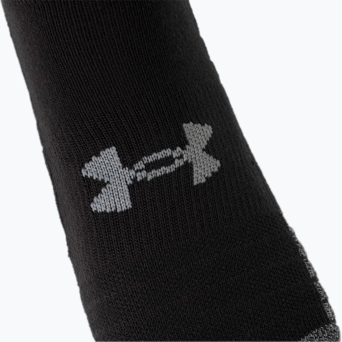 Under Armour Heatgear No Show αθλητικές κάλτσες 3 ζευγάρια μαύρες 1346755 4