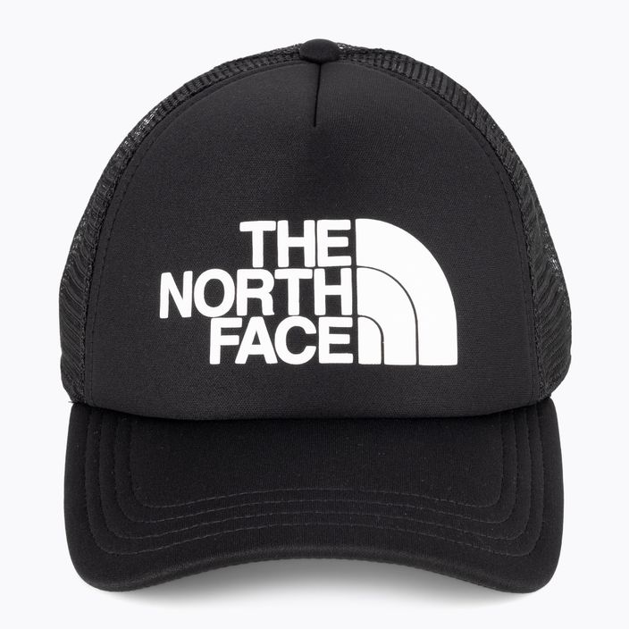 The North Face TNF Logo Trucker καπέλο μπέιζμπολ μαύρο NF0A3FM3KY41 4