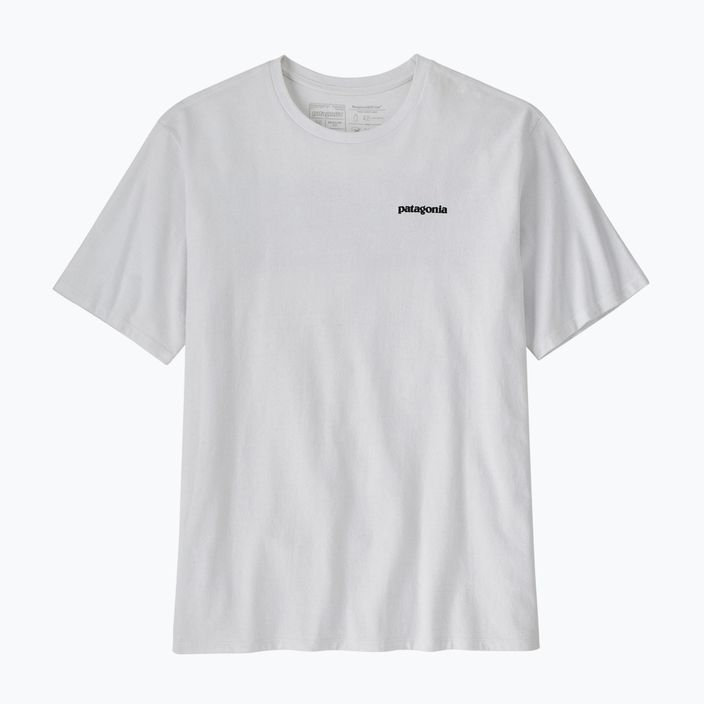 Ανδρικό t-shirt Trekking Patagonia P-6 Logo Responsibili-Tee λευκό 3