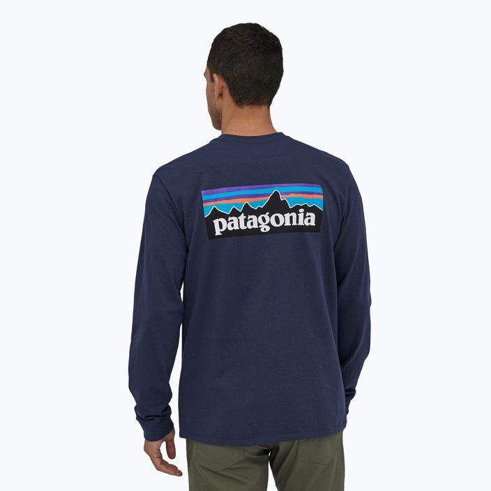Ανδρικό Patagonia P-6 Logo Responsibili classic navy trekking longsleeve 2