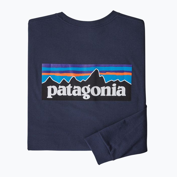 Ανδρικό Patagonia P-6 Logo Responsibili classic navy trekking longsleeve 6