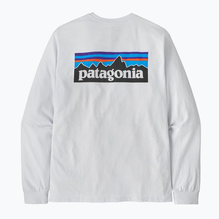 Ανδρικό μακρυμάνικο Patagonia P-6 Logo Responsibili white 5