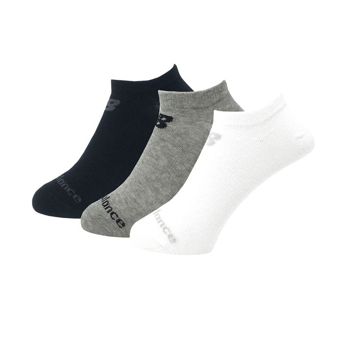 New Balance Performance Cotton Flat κάλτσες 3 ζευγάρια λευκές/μαύρες/γκρι 2