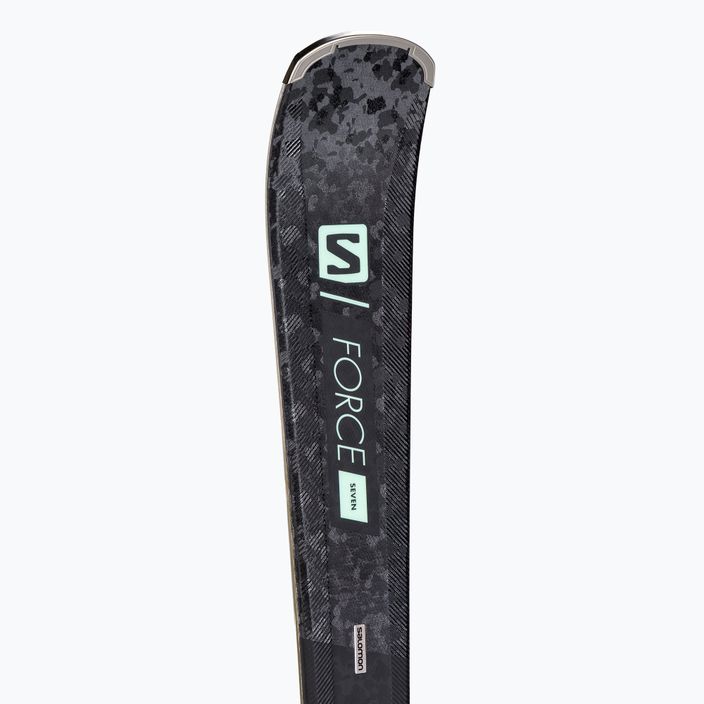 Γυναικεία downhill σκι Salomon S/Force W 7 + M10 GW μαύρο L41135600/L4113250010 8
